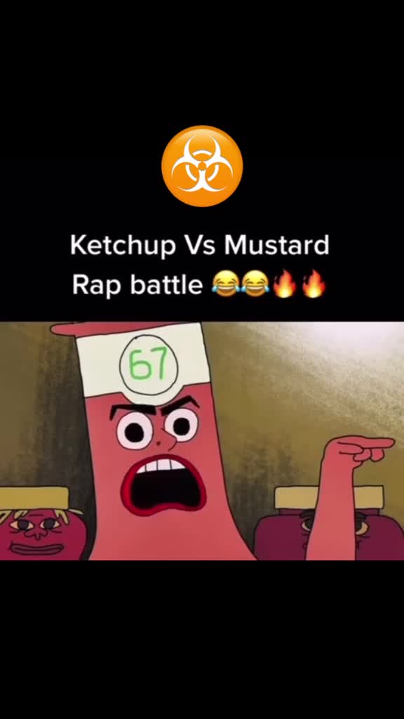 Versus Battle Ketchup VS Mustard
